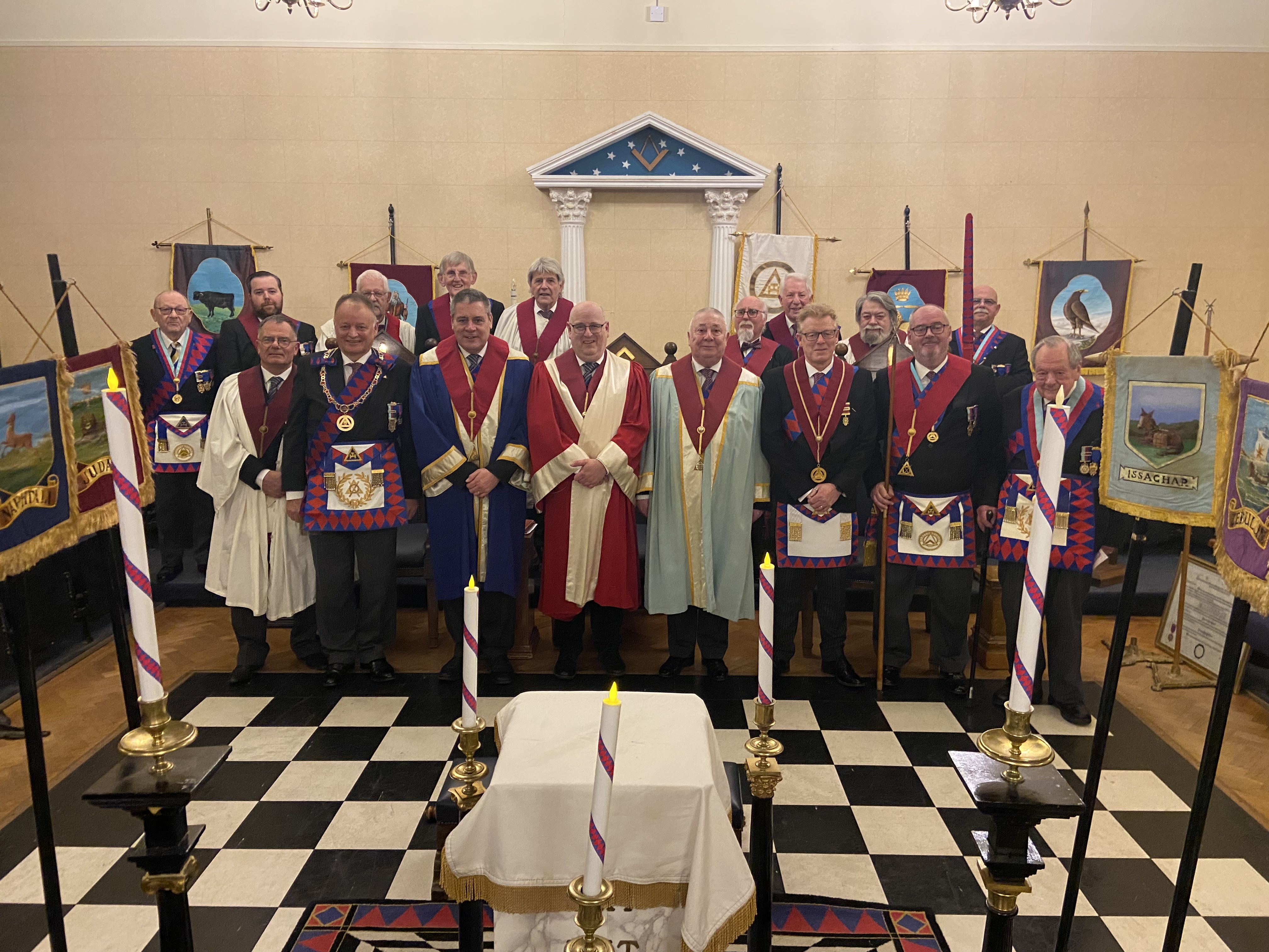 150 year celebration meeting of Gladsmuir Chapter No. 1385